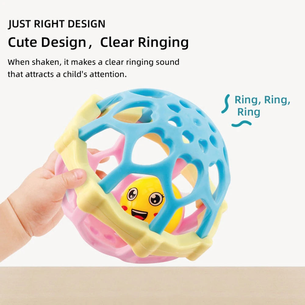 Baby Toys, Rattle, Fine Motor and Sensory Toy, Suitable for Infants Aged 3, 6, 9, and 12 Months