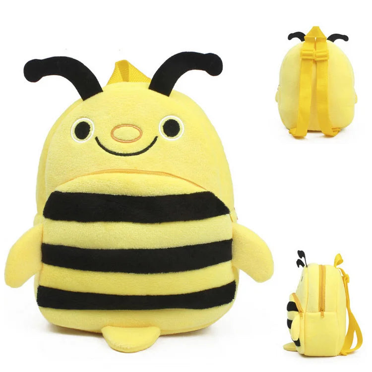 Frog Mini Schoolbag Baby Backpack Children's Shool Bags Kids Plush Backpack for Birthday Christmas Gift