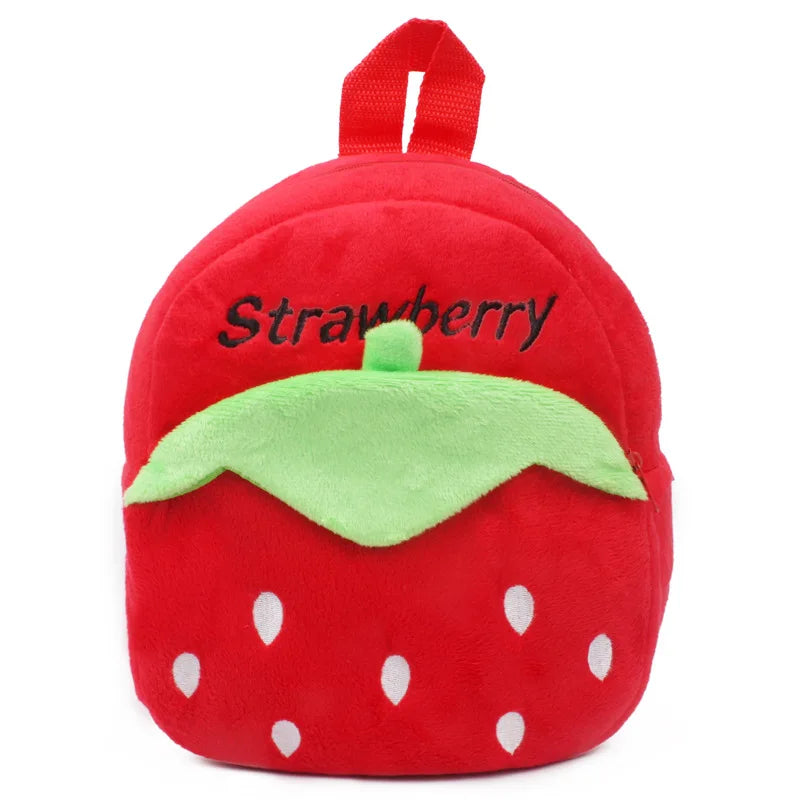Frog Mini Schoolbag Baby Backpack Children's Shool Bags Kids Plush Backpack for Birthday Christmas Gift