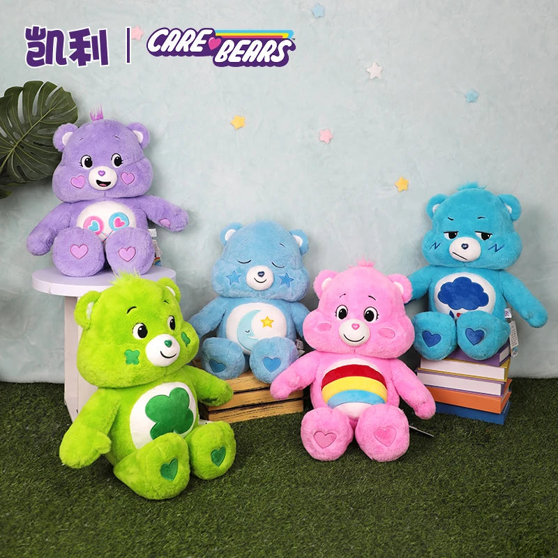 Care Bears 45cm Cute Cartoon Plush Doll Stuffed Toy Cuddly Companion Viral Hit Birthday Gift for Boys & Girls Soft Kids Pillow