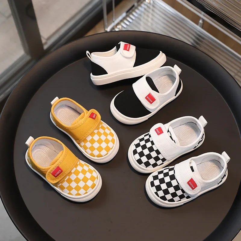 Children Canvas Shoe 2025Spring Summer New Children Sneakers Boy Girl Cloth Shoes Kid Shoes Baby Kindergarten Shoe Baby Sneakers
