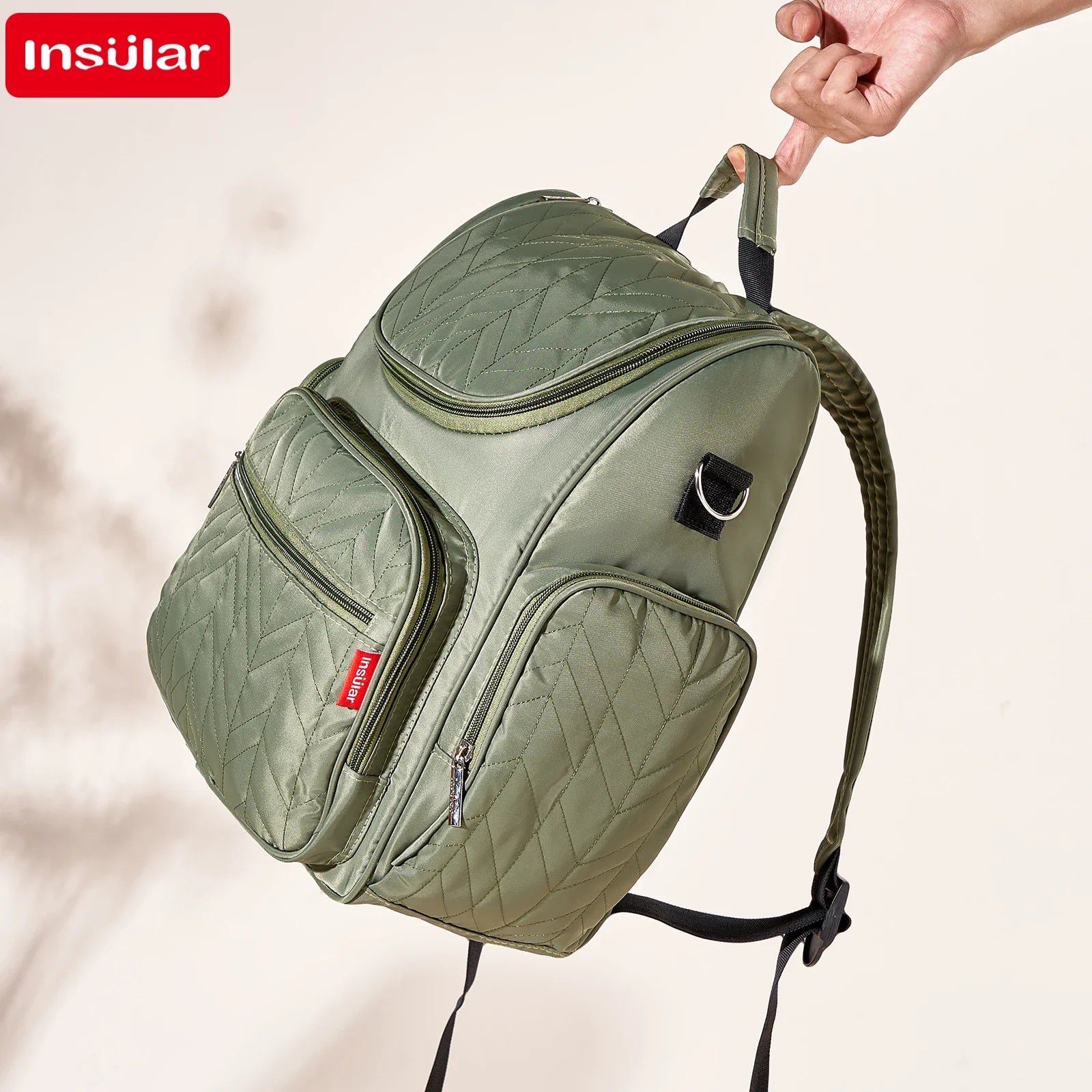 Nappy Backpack Bag Mummy Large Capacity Bag Mom Baby Multi-Function Waterproof Outdoor Travel Diaper Bags for Baby Care