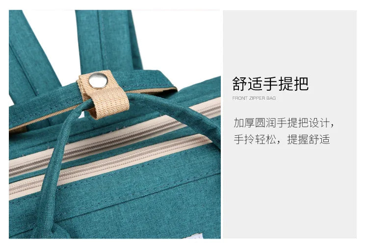 Baby Bed Mother Large Capacity Nappy Milk Bottle Backpacks with Changing Mat Convenient Baby Nursing Bags Gift Mommy Diaper Bags