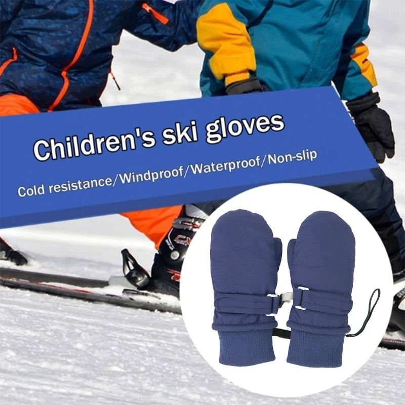 Baby Winter Gloves Kid Waterproof Ski Gloves Warm Mittens Quick-Dry Gloves Gift