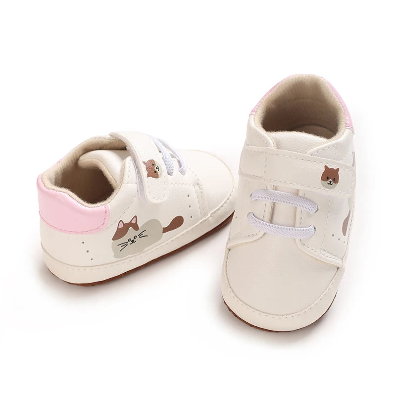 Fashionable 0-18M Baby Casual Sports Shoes For Spring And Autumn Men And Women High-Quality Soft Soled Anti Slip Walking Shoes