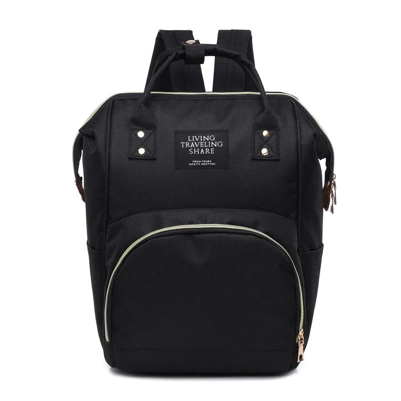 Large Capacit Wide Open Designed Baby Diaper Bag, Multi-Function Waterproof Travel Backpack Nappy Tote Bags for Mom & Dad,