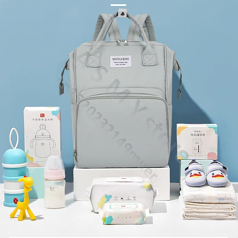 Mommy bag with baby, outdoor backpack, multifunctional, large capacity, mother and baby bag, female