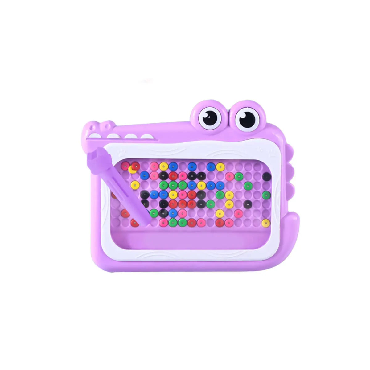 Montessori Magnetic Drawing Board Kids Color Cognition Toy Training Pen Control Moving Bead Sensory Game Play Educational Gift