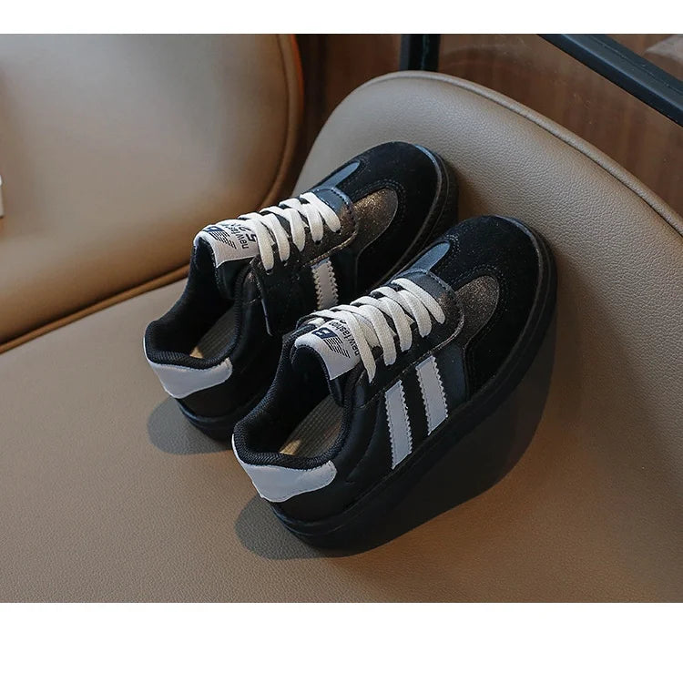 Boys Sport Shoes Kids Running Sport Shoes Retro Classic Fashion Children Casual Sneakers Soft Breathable Spring Autumn 2024 New