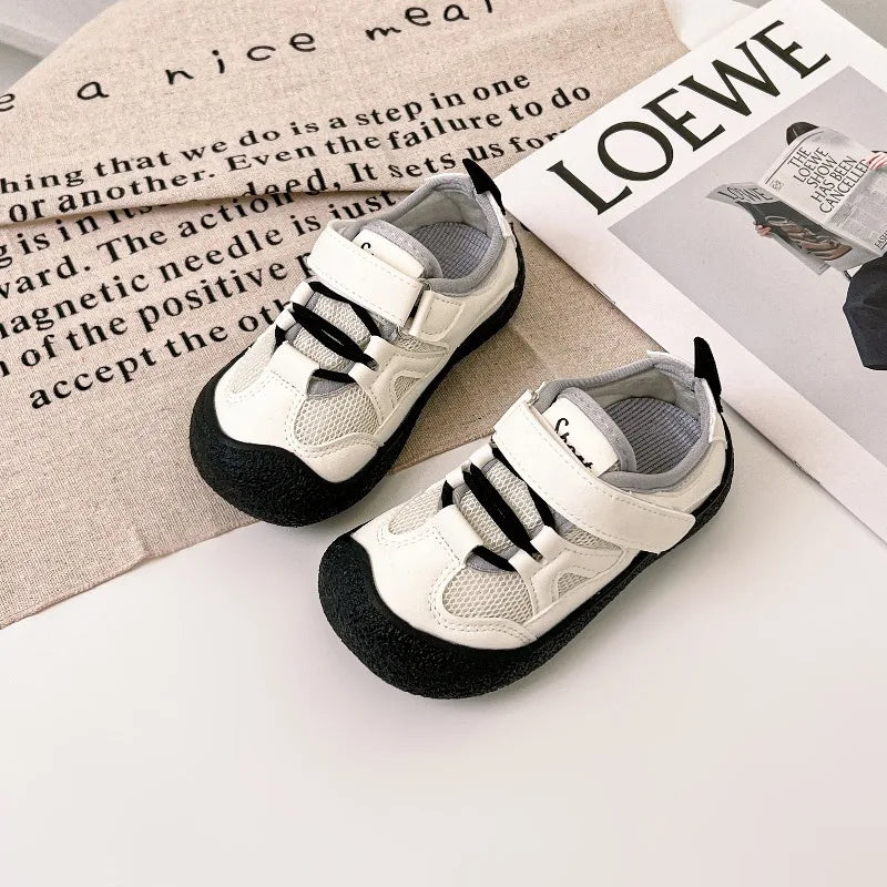 Baby Walking Shoes Toes Capped Toddler Kids Sports Shoes Soft Bottom Non-slip 2026 New Fashion Kids Casual Shoes Breathable