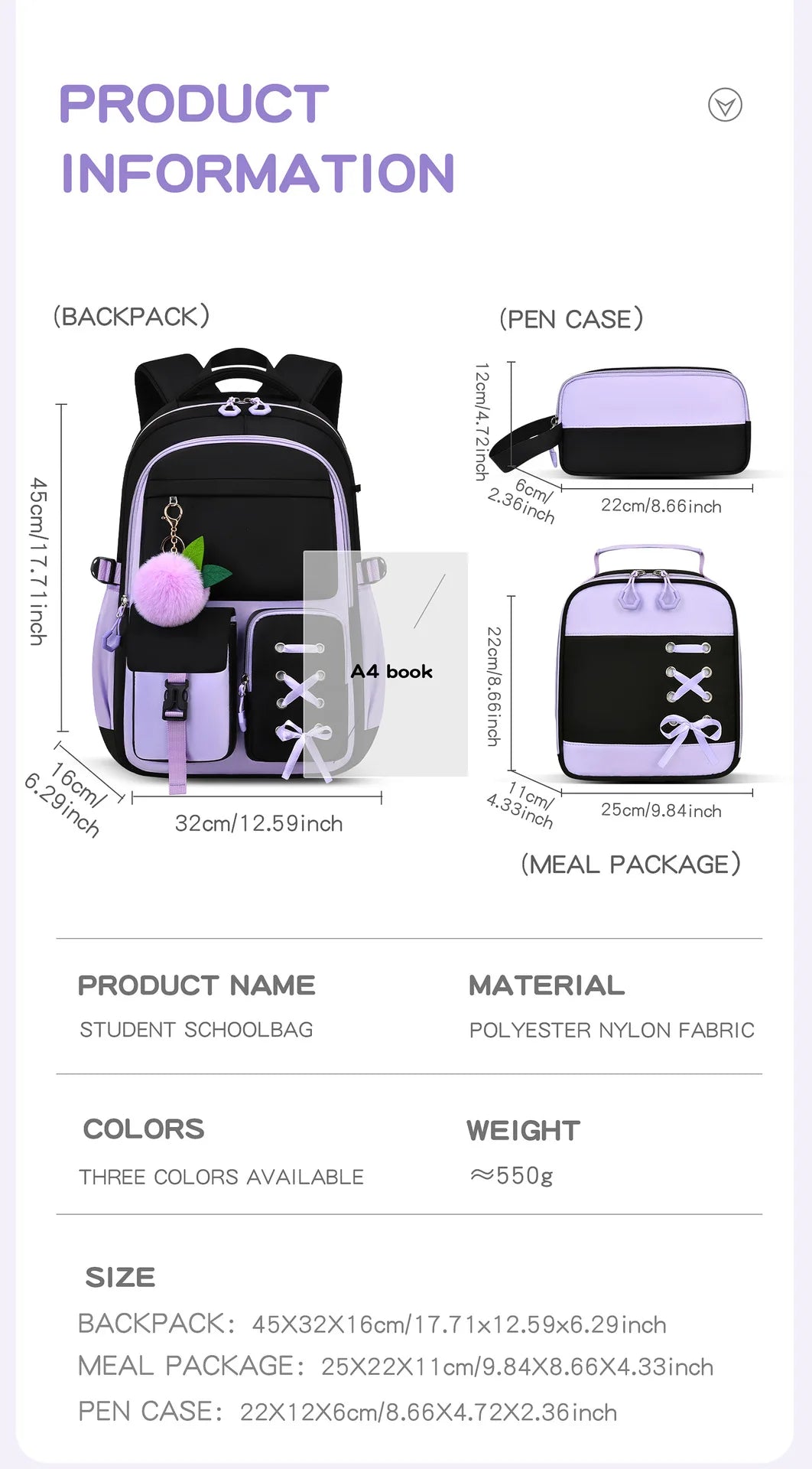 Primary School Bags For Girls Schoolbag Kawaii Lightweight Children School backpack Book Bag Travel Backpack Mochilas Gifts