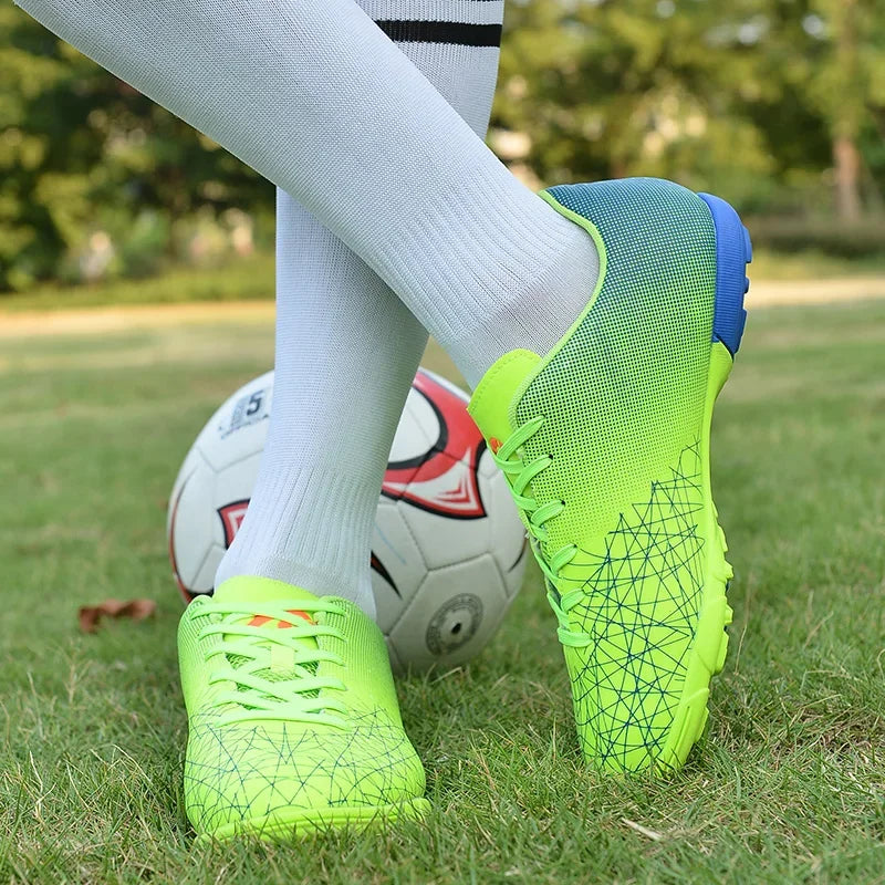 Football Boots for Men Cleats Soccer Shoes for Kids Youth Futsal Sneaker for Children Boys Girls Athletic Training Shoes