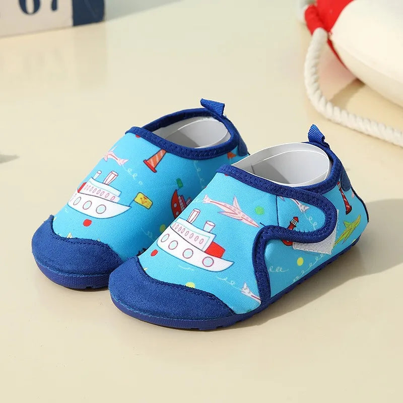 2026 New Baby Water Shoes Non-Slip Comfortable Kids Beach Socks Wading Barefoot Shoes