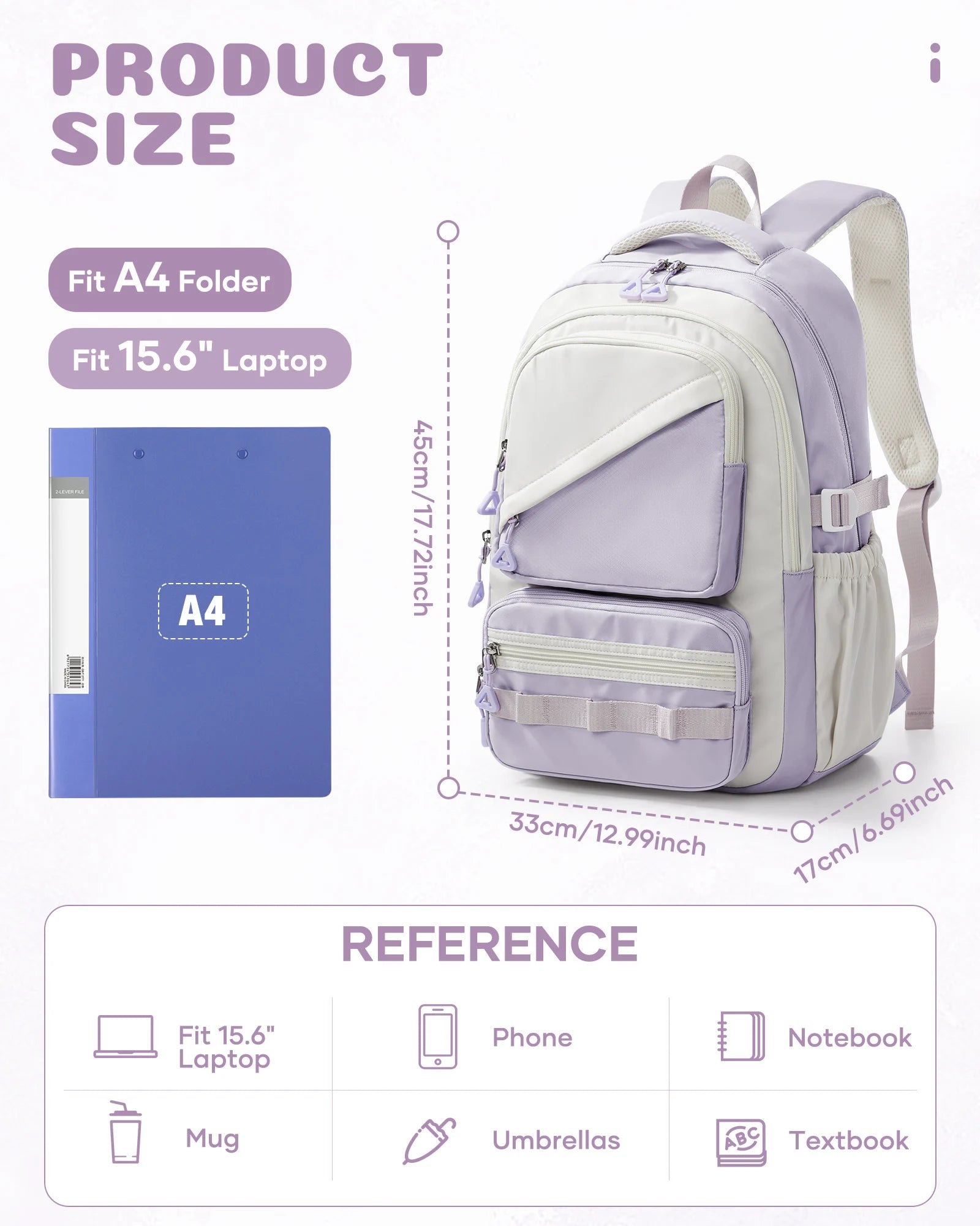 School Bag for Girls, School Backpack Teen Cute Travel Backpacks for Girls, School Girls 5th Grade Elementary School Bookbag