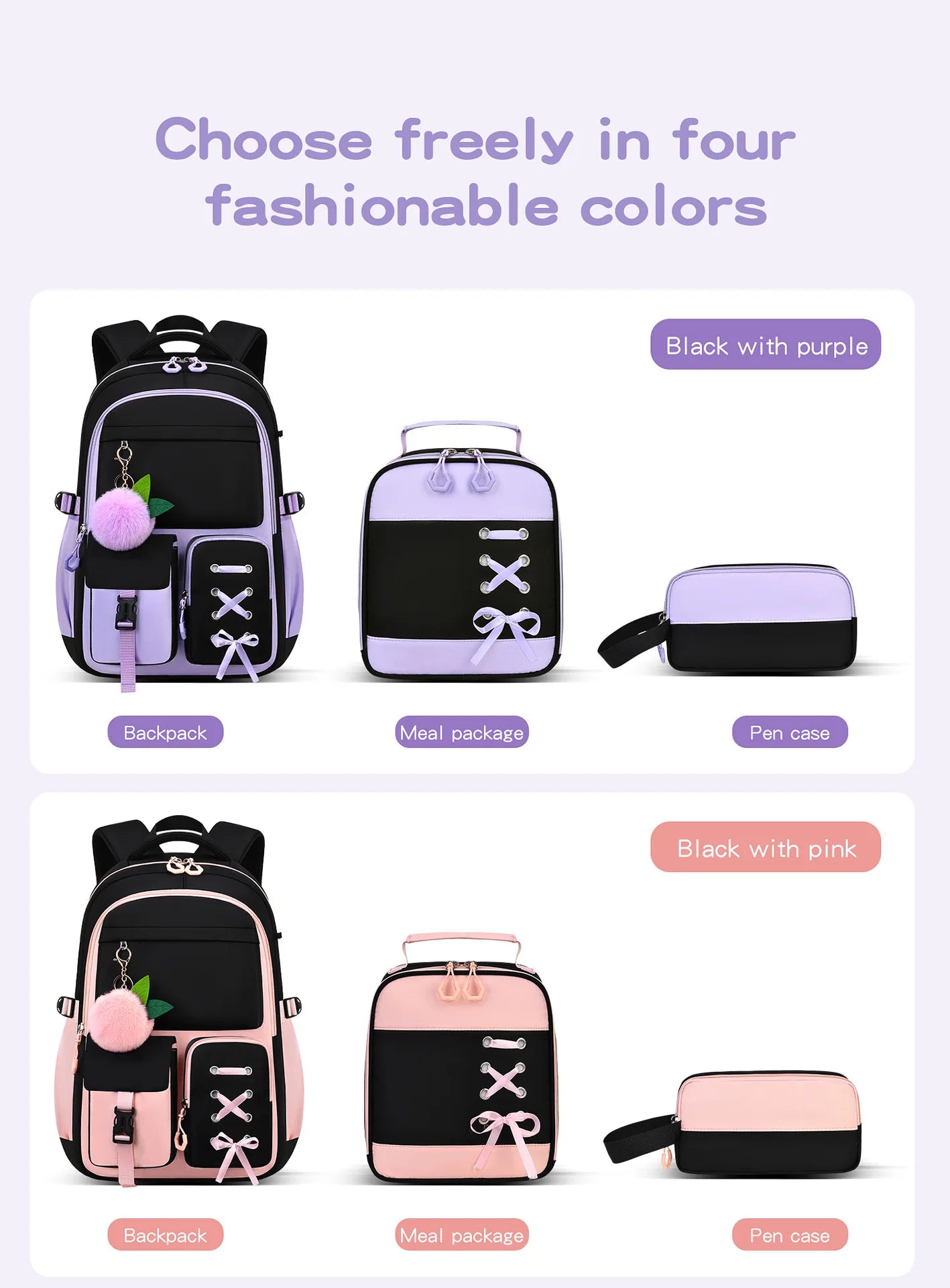 Primary School Bags For Girls Schoolbag Kawaii Lightweight Children School backpack Book Bag Travel Backpack Mochilas Gifts