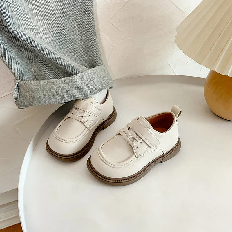 Boys Leather Shoes Kids School Performance Shoes Comfortable British Style Children Birthday Party Shoes 2025 Spring Autumn New