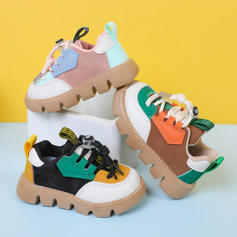 Baby Shoes 2026 New Fashion Casual Girls Boys Sneakers Lace Up Comfortable Breathable Tenis Shoes for Infant Walking Kids Shoes