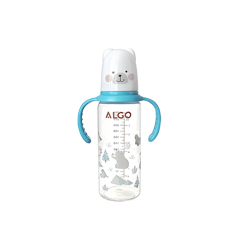 240ml Baby Bottle with Handle, Easy to Clean, Feeding Accessory for Children, Suitable for Various Occasions