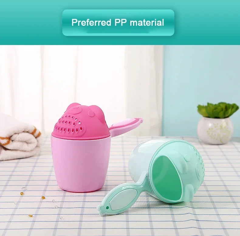 Toddler Shampoo Cup Baby Bath Caps Children Bathing Shower Spoons Child Washing Hair Cup Kids Bath Tools Kids Care Accessories