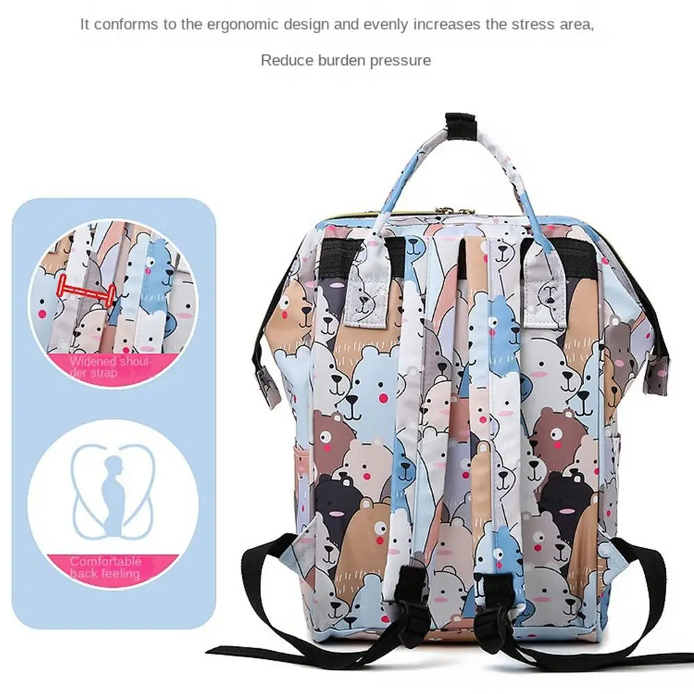 Baby Bag Maternity Baby Care Multi-Function Tote Bag Pockets Large Capacity Travel Backpack Diaper Bag Mummy Bag Nappy Bags