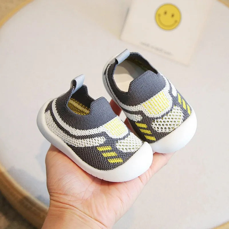 Baby Walking Shoes Soft Bottom Non-slip Baby Shoes Spring and Autumn A Stirrup 1-3 Years Old Children's Shoes and Socks