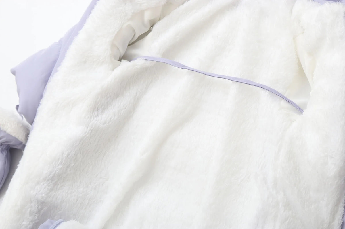 Winter Baby Rompers  Fur Lining Boys Jumpsuits Warm Fleece Padded Toddler Snowsuit Infant Outfit