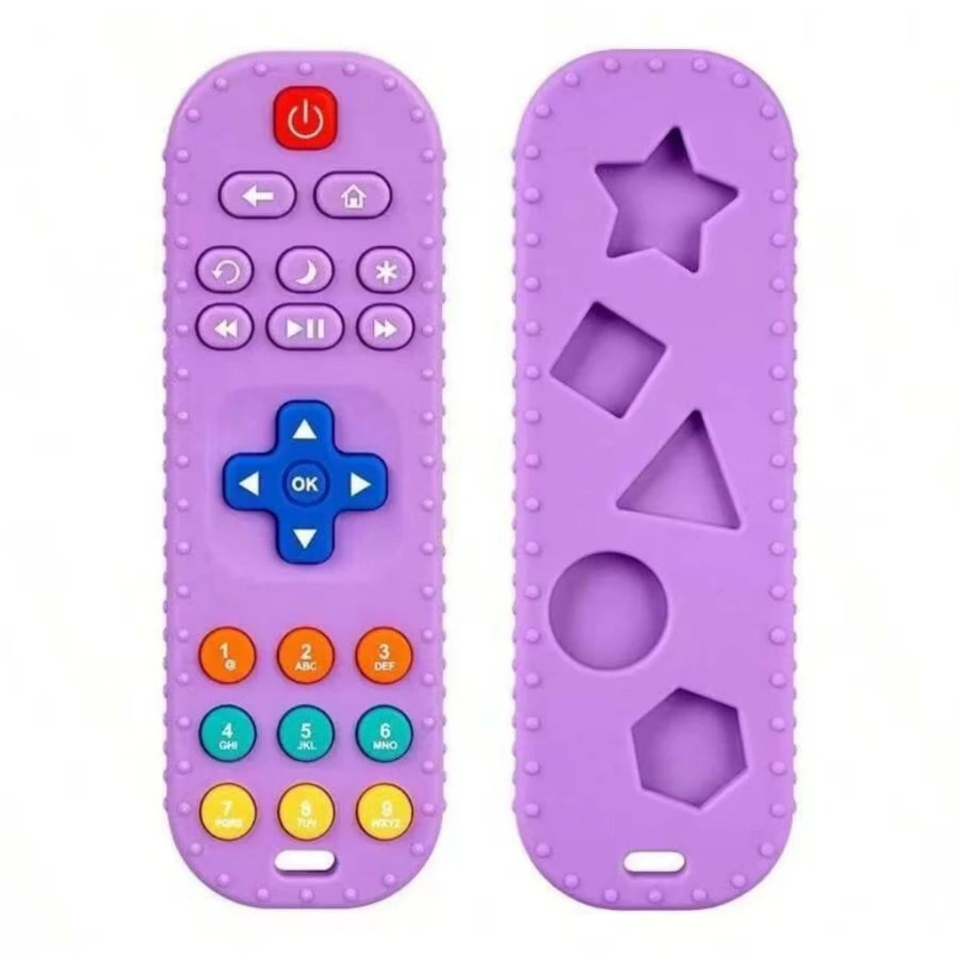 Teething Toys for 0-12 Month Babies - Baby TV Remote Control Shaped Toy - Baby Teether Suitable for Boys and Girls