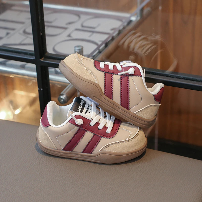 Boys And Girls Canvas Shoes Children's School Performance Shoes Fashion Children Biscuit Bottom Breathable Kids Shoes