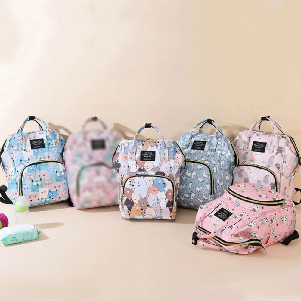 Baby Bag Maternity Baby Care Multi-Function Tote Bag Pockets Large Capacity Travel Backpack Diaper Bag Mummy Bag Nappy Bags