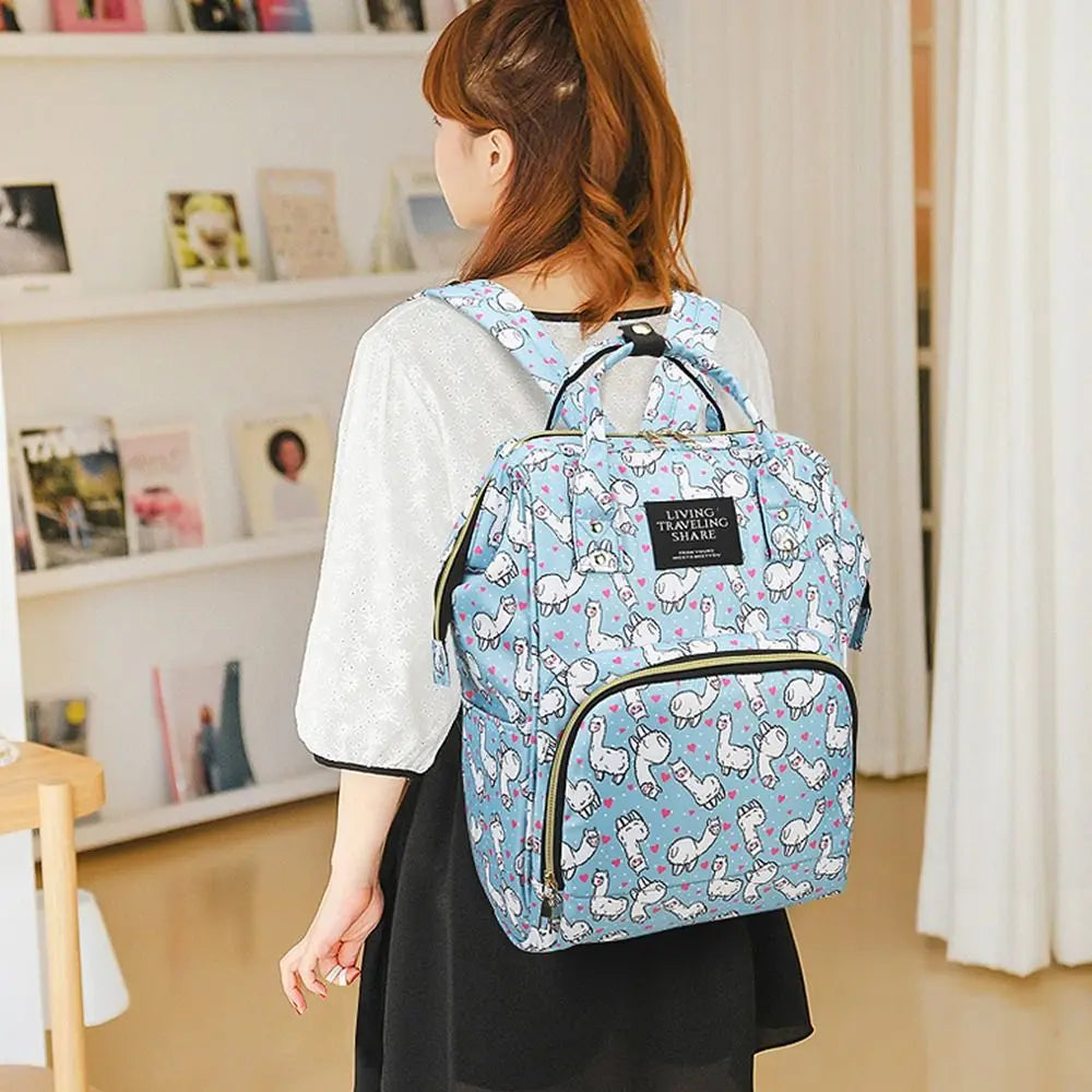 Baby Bag Maternity Baby Care Multi-Function Tote Bag Pockets Large Capacity Travel Backpack Diaper Bag Mummy Bag Nappy Bags
