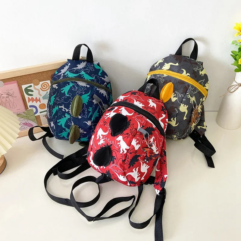Cute Kids Dinosaur Chest Bags Cartoon Childlren Crossbody Bags Boys Girls High Capacity Handbags Coin Purse Wallet Baby Backpack
