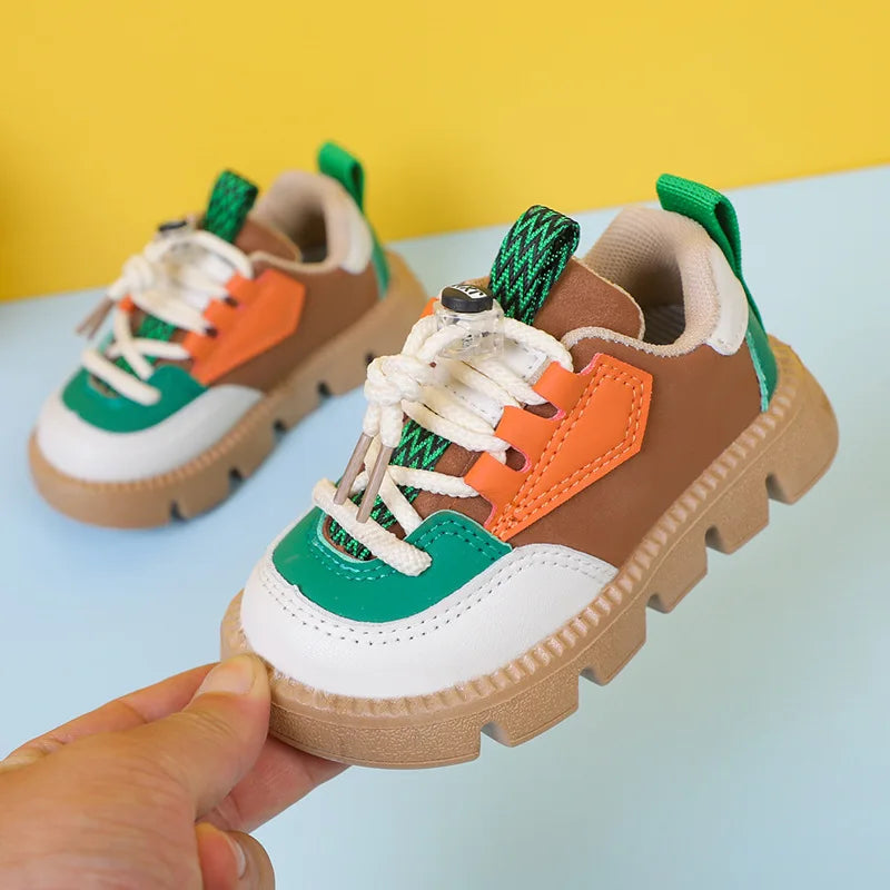 Baby Shoes 2026 New Fashion Casual Girls Boys Sneakers Lace Up Comfortable Breathable Tenis Shoes for Infant Walking Kids Shoes