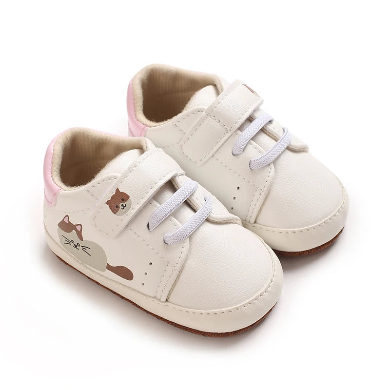 Fashionable 0-18M Baby Casual Sports Shoes For Spring And Autumn Men And Women High-Quality Soft Soled Anti Slip Walking Shoes