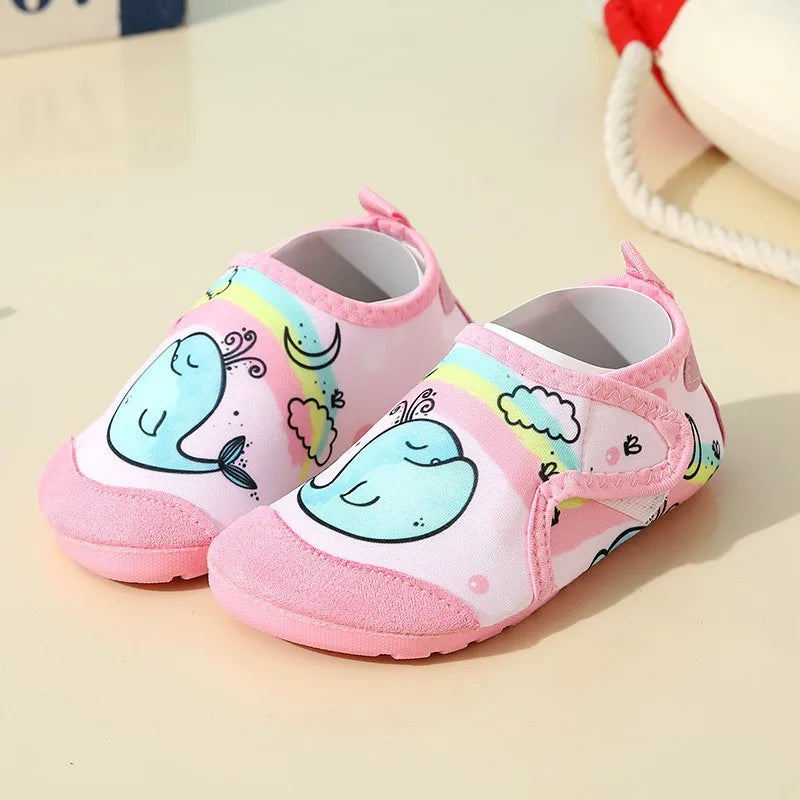 2026 New Baby Water Shoes Non-Slip Comfortable Kids Beach Socks Wading Barefoot Shoes