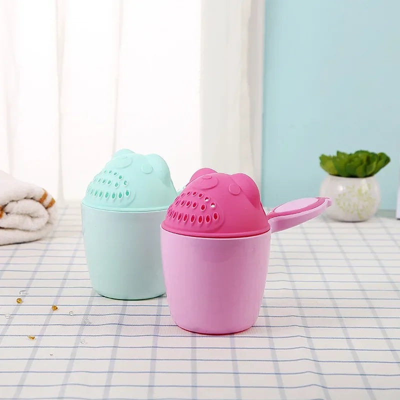 Toddler Shampoo Cup Baby Bath Caps Children Bathing Shower Spoons Child Washing Hair Cup Kids Bath Tools Kids Care Accessories