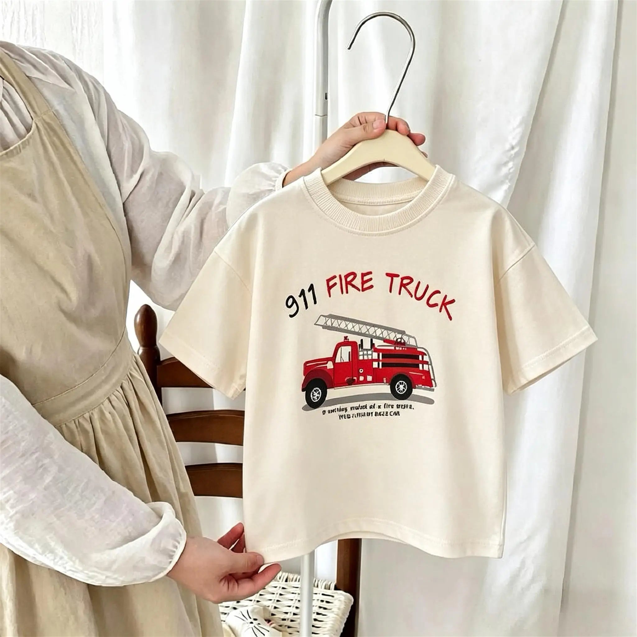 T-shirt For Boys Clothes 2026 New Summer Short Sleeve Tops Kids Tees Printed Car Fashion Crewneck Children's Tshirts 1-7 Age