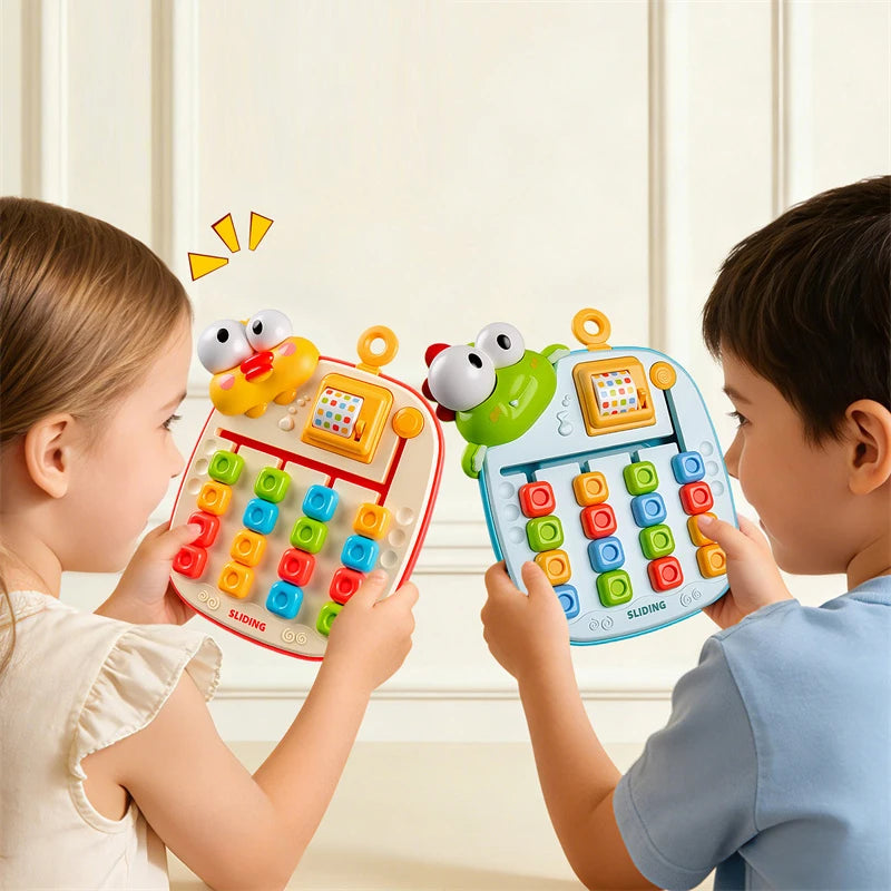 Montessori Four Color Matching Puzzles Walking Game Thinking Training Enlightenment Hand-eye Coordination Early Educational Toy