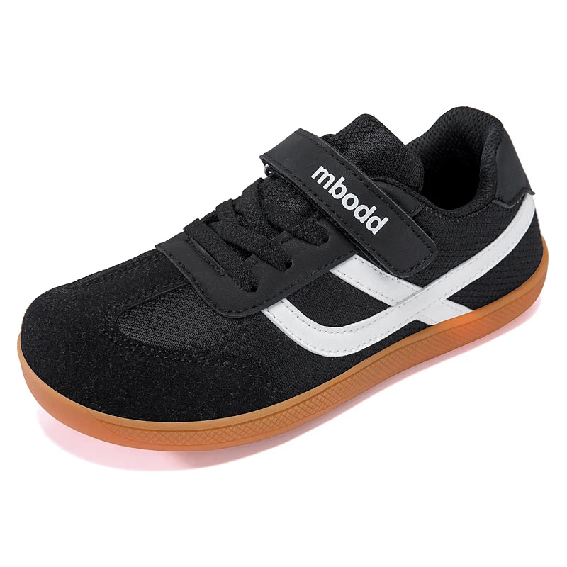 Children's Sports Shoes Boys' Barefoot Shoes Wide-Toed Simple Fashion Casual Shoes Lightweight Hook and Loop girls' Flat Shoes