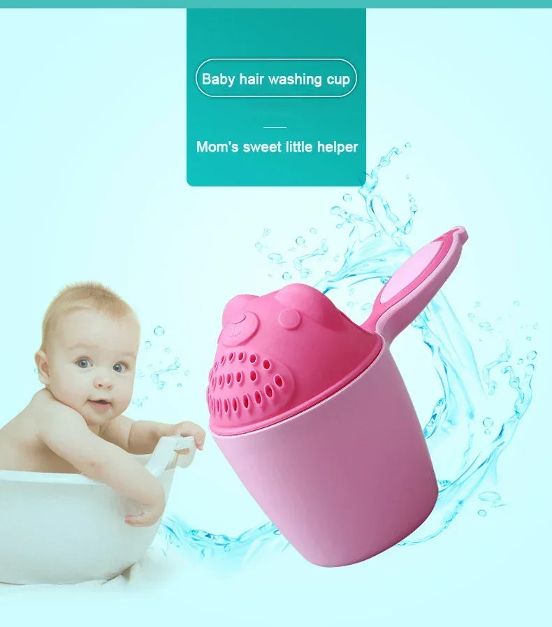 Toddler Shampoo Cup Baby Bath Caps Children Bathing Shower Spoons Child Washing Hair Cup Kids Bath Tools Kids Care Accessories