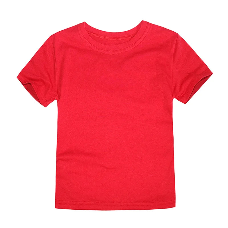 Boys T Shirt for Kids 2 3 4 5 6 7 8 9 10 11 12 13 14 Years 2024 Cotton Summer Top Green Yellow Red Baby Toddler Clothes Korean