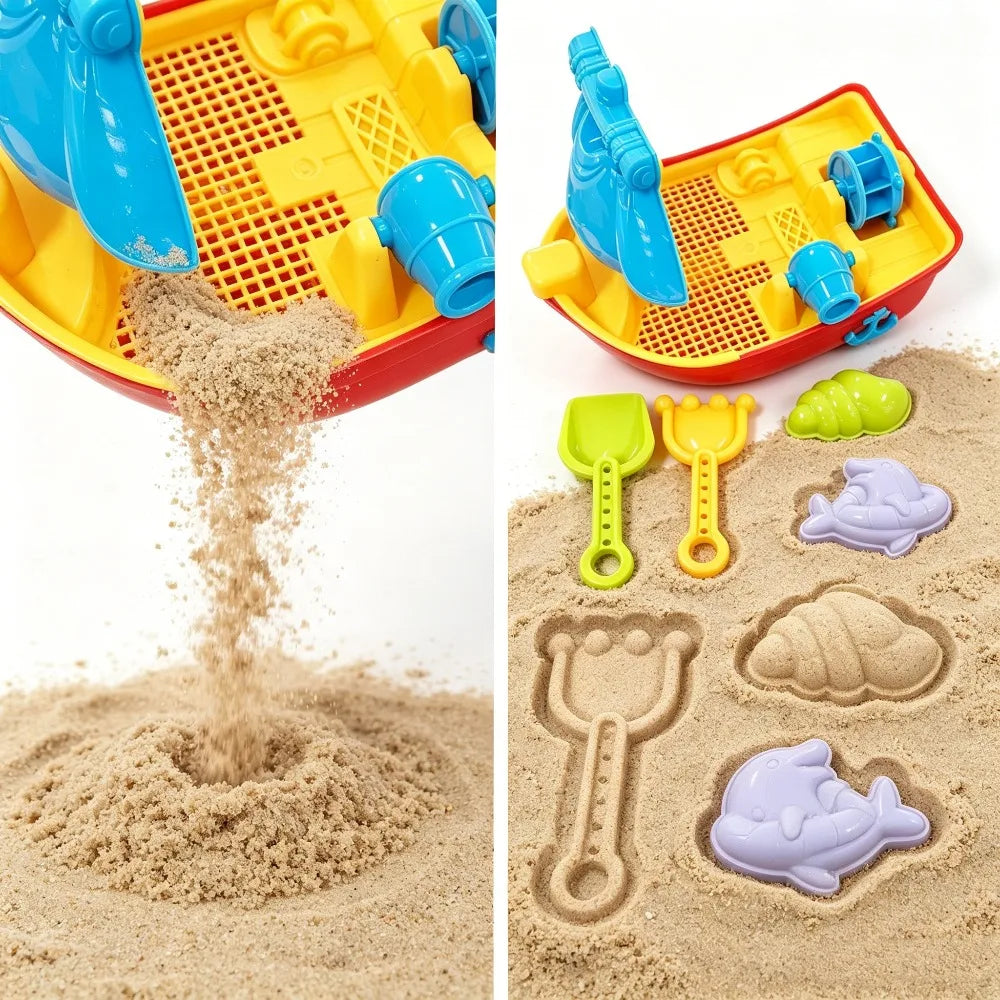 Children's Beach Boat Toys, Outdoor Water Play and Sand Digging Tools, Parent-child Beach, Boys and Girls' Toys, Summer Gifts