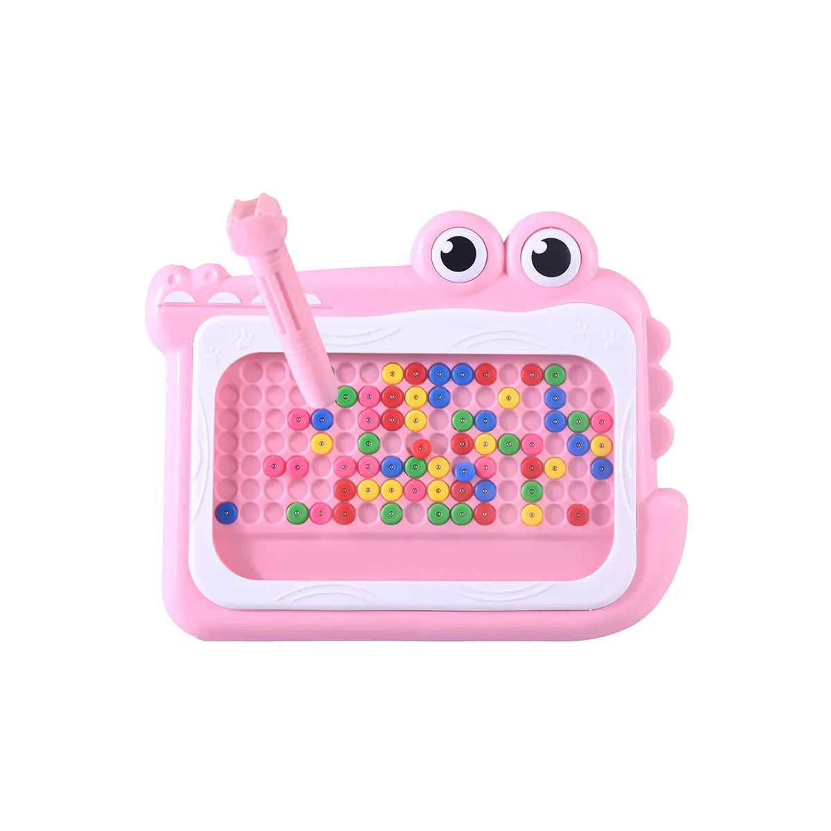 Montessori Magnetic Drawing Board Kids Color Cognition Toy Training Pen Control Moving Bead Sensory Game Play Educational Gift