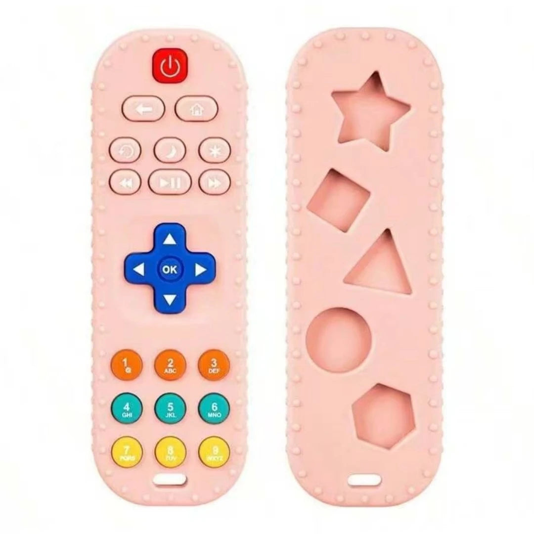 Teething Toys for 0-12 Month Babies - Baby TV Remote Control Shaped Toy - Baby Teether Suitable for Boys and Girls