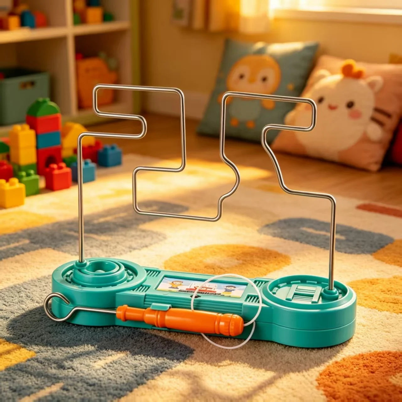 Kids Collison Electric Shock Toy Education Electric Touch Maze Game Party Funny Game Science Experiment Toys for Children Gift