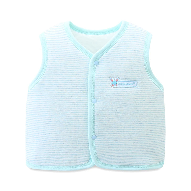 Wear Baby Vest, Small Vest, Quilted Warm Vest for Boys and Girls, Stylish Vest, Pure Cotton, Newborn Kidsren, Spring & Fall