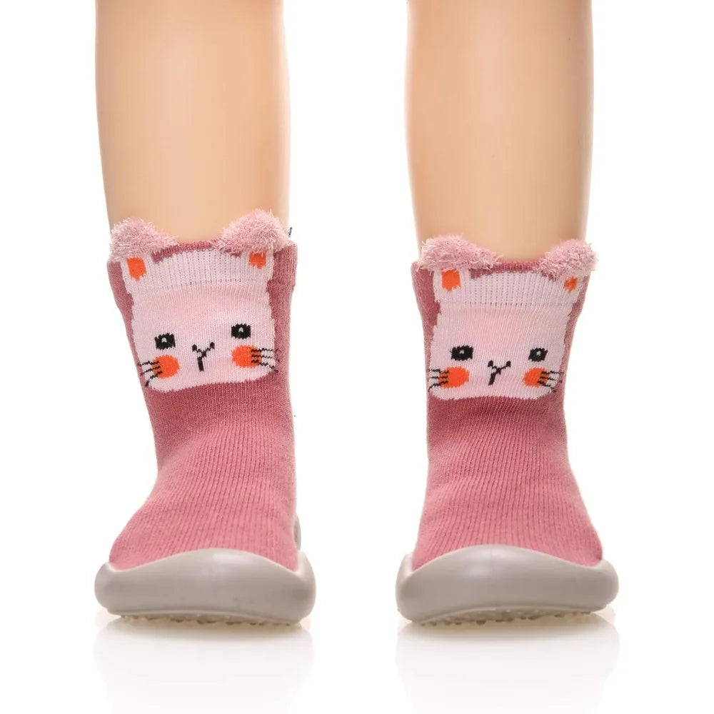 Baby Shoes,Toddler Boys Girls First Walking Socks Shoes,Non-Skid Slipper Indoor Floor Sneakers for Unisex Newborn Infants