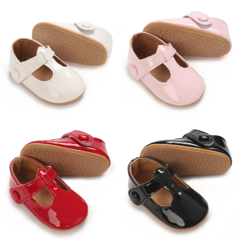 Baby Girl Single Shoes Spring and Autumn New Baby Walking Shoes Baby Girl Western Princess Shoes Baby Soft soled Shoes