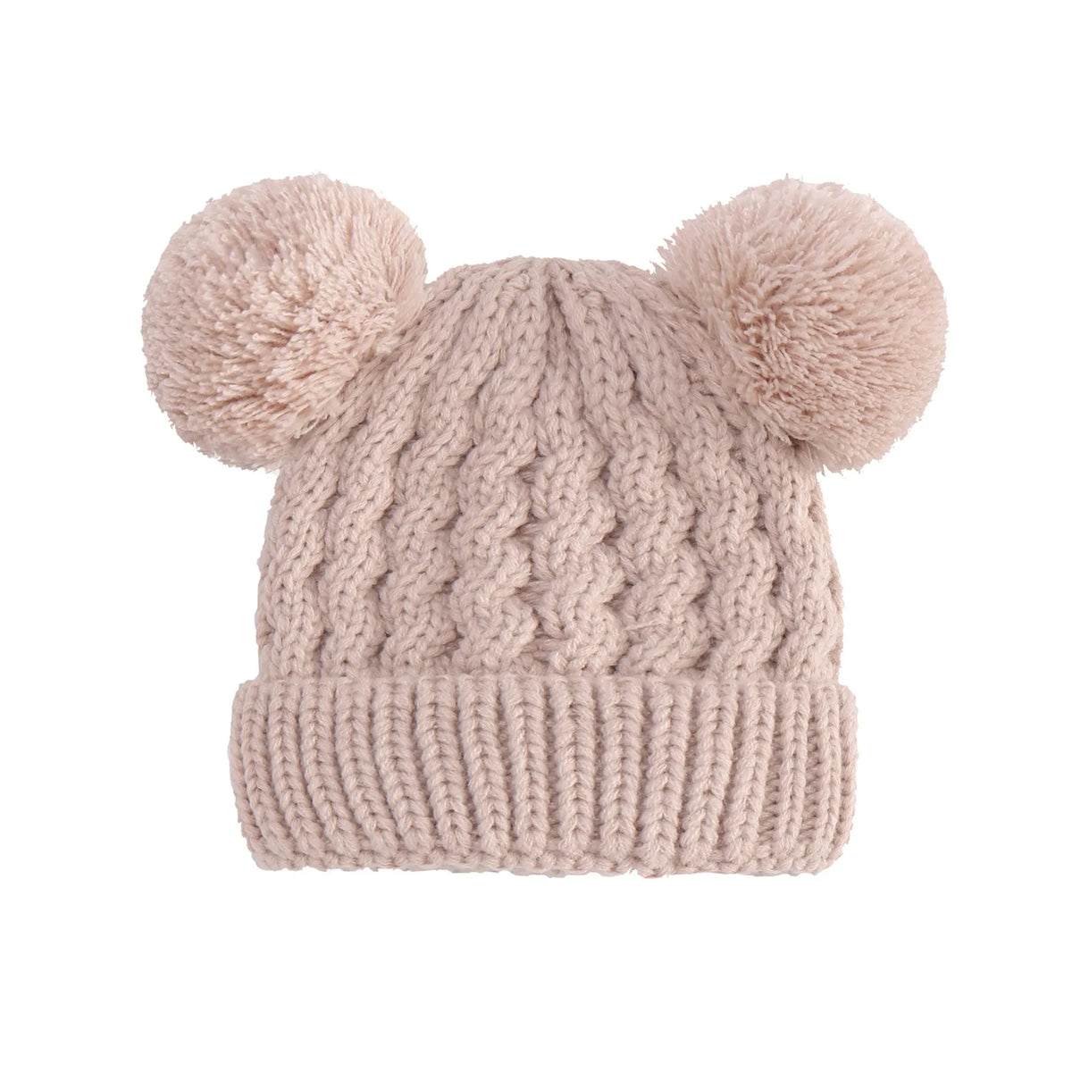 Autumn Winter Baby Hat for Girls Beanie Bonnet Kids Cute Pompoms Knit Hats Solid Newborn Accessories Warmer Stuff Toddler Cap