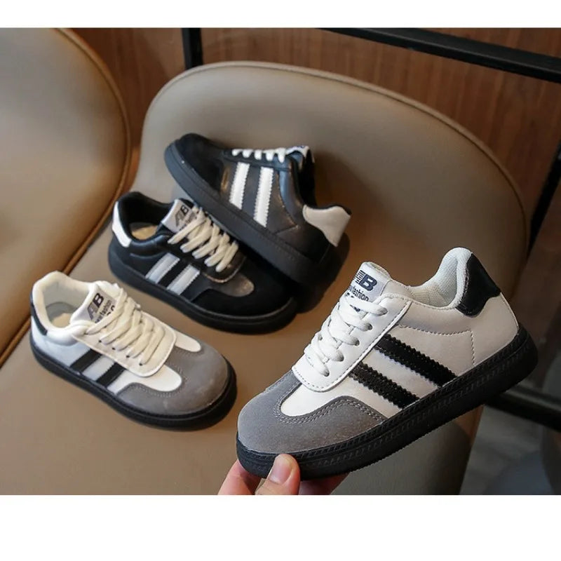 Boys Sport Shoes Kids Running Sport Shoes Retro Classic Fashion Children Casual Sneakers Soft Breathable Spring Autumn 2024 New