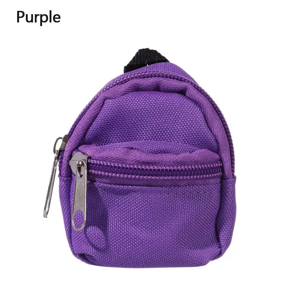 Cute Doll Backpacks Doll Bags Mini Bag Zipper Doll Backpacks Cute School Bags Doll Accessories Toy Dolls Supplies for Doll Play